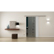 SoftClose-Glasschiebetür Design Quickborn LEVIDOR ProfiSlide Schienensystem