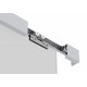SoftClose-Glasschiebetür Design Würzburg LEVIDOR ProfiSlide Schienensystem
