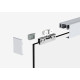 SoftClose-Glasschiebetür Design Würzburg LEVIDOR ProfiSlide Schienensystem
