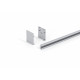SoftClose-Glasschiebetür Design Würzburg LEVIDOR ProfiSlide Schienensystem