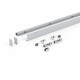 SoftClose-Glasschiebetür Design Würzburg LEVIDOR ProfiSlide Schienensystem